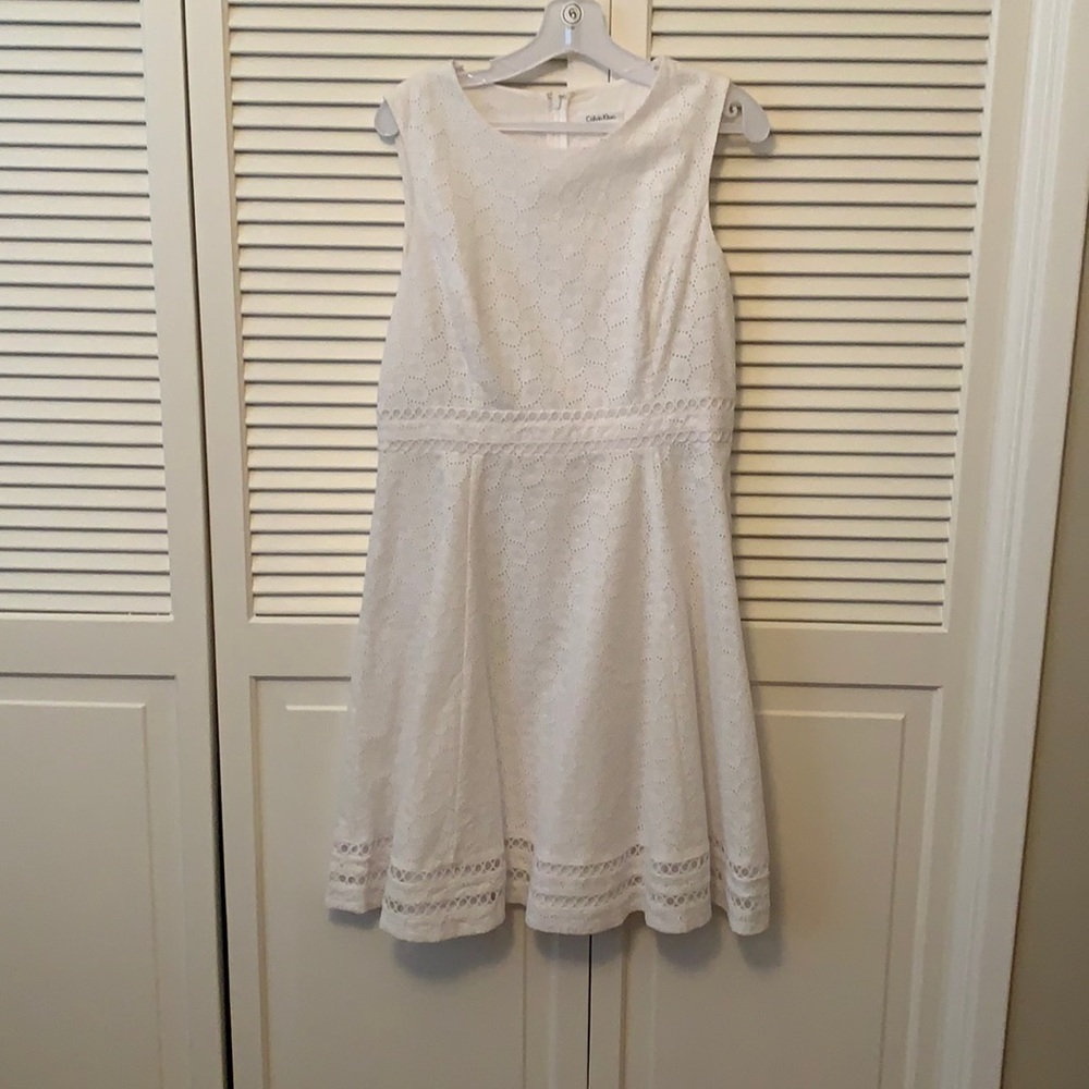 Calvin Klein White Dress